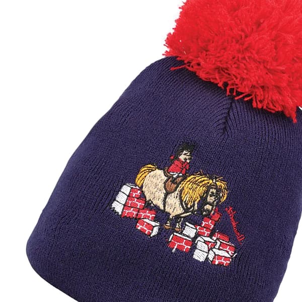 Hy Childrens/Kids Thelwell Collection Practice Makes Perfect Bobble Beanie