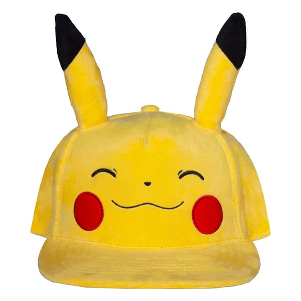 Pokemon Smiling Pikachu Novelty Baseball Cap One Size