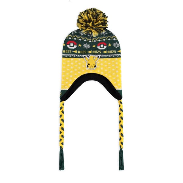 Pokemon Pikachu Novelty Sherpa Beanie One Size