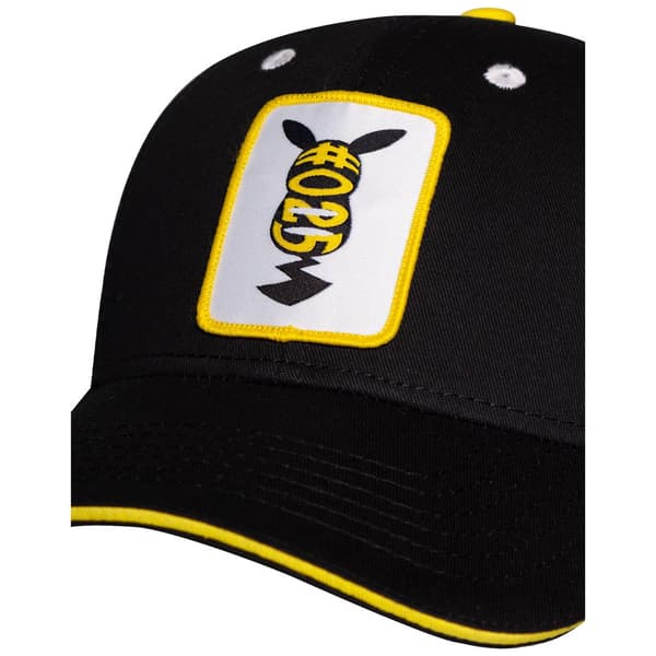 Pokemon Pikachu Patch Snapback Baseball Cap One Size
