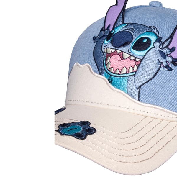 Lilo And Stitch Beach Day Stitch Novelty Baseball Cap One Size