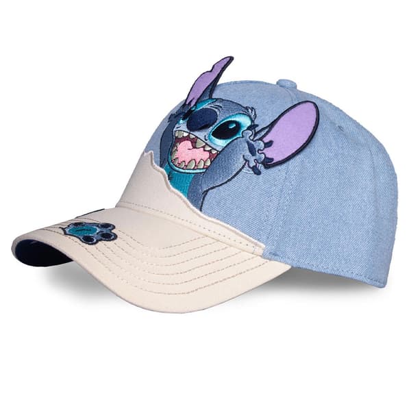 Lilo And Stitch Beach Day Stitch Novelty Baseball Cap One Size