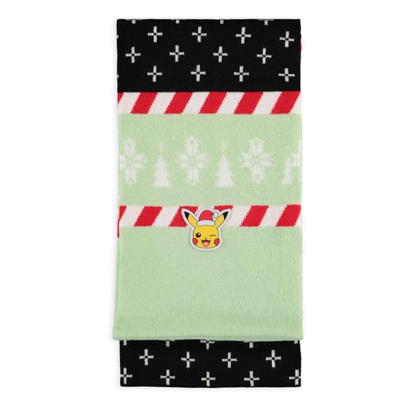 Pokemon Pickachu Beanie And Scarf Gift Set One Size