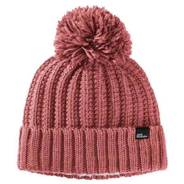 Jack Wolfskin Highloft Knit Mössa Rosa S Man