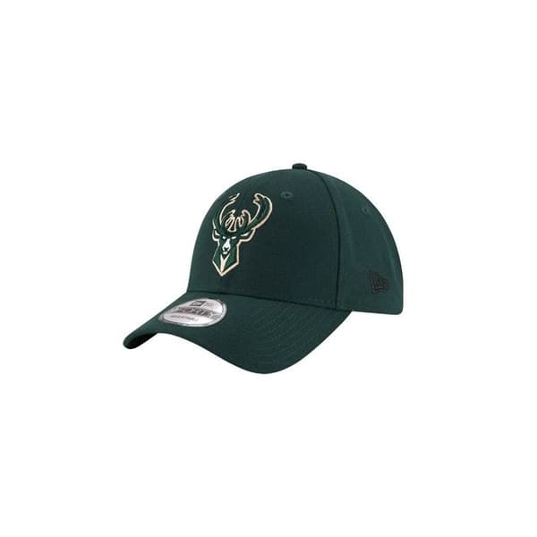 Keps - NEW ERA - Milwaukee Bucks - Justerbar 9FORTY - Grön - Officiell NBA-logotyp