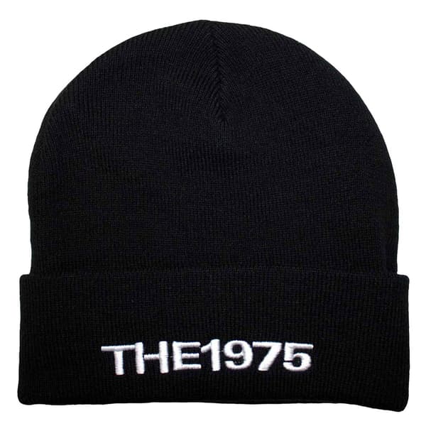 The 1975 Bold Band Logo Beanie Hat One Size