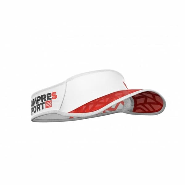 Visir Compressport Spider Web Ultralight Röd One size