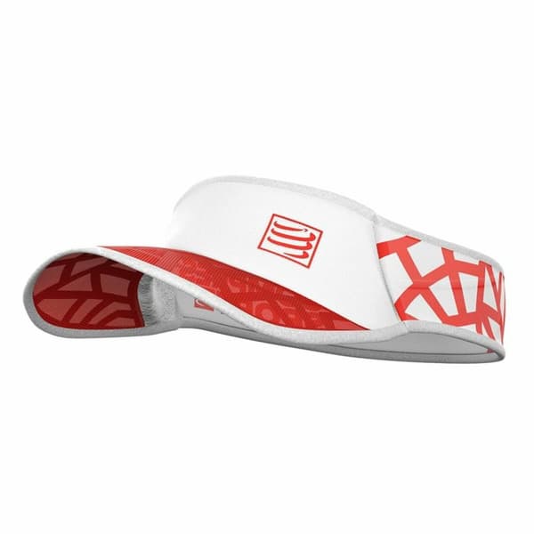 Visir Compressport Spider Web Ultralight Röd One size