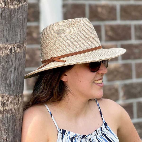 Illums Messina Hatt Beige  Kvinna