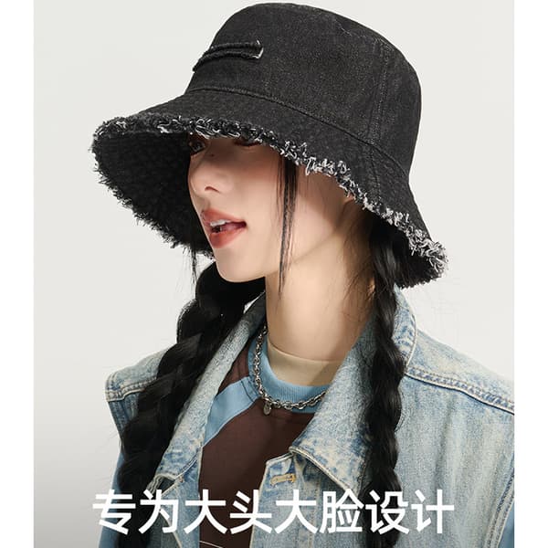 INF Denim Bucket Hat - Stilfuld og solsikker (57-59 cm)