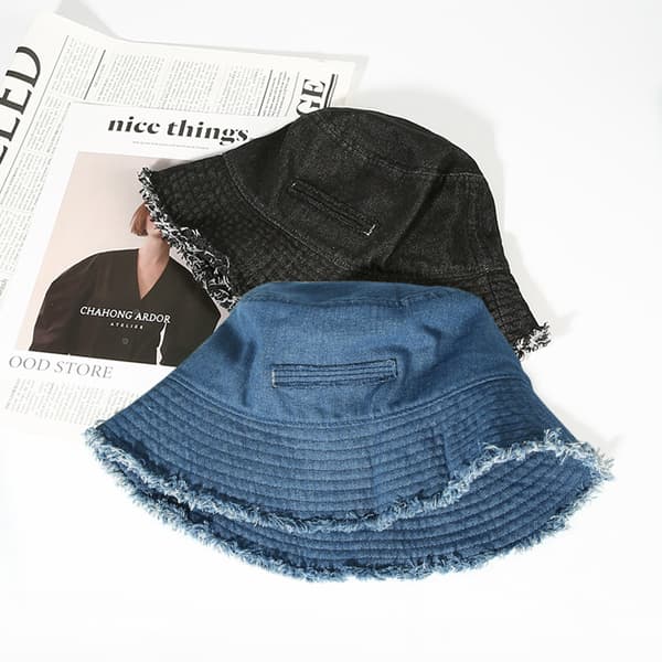INF Denim Bucket Hat - Stilfuld og solsikker (57-59 cm)