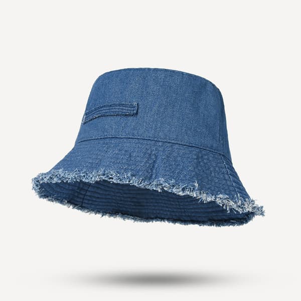 INF Denim Bucket Hat - Stilfuld og solsikker (57-59 cm)