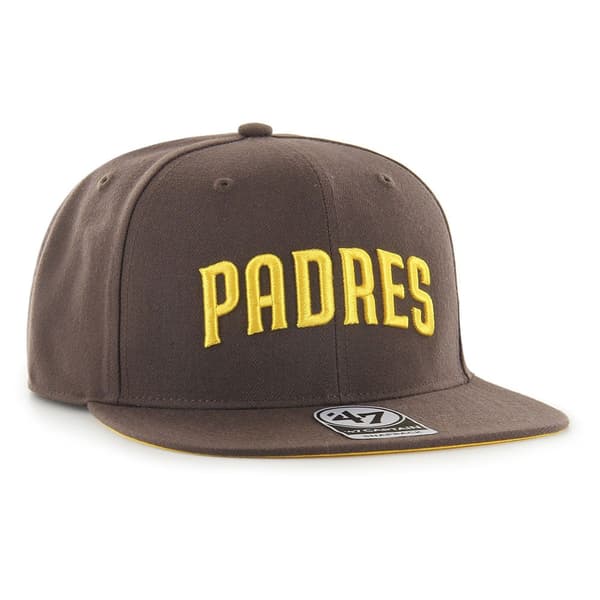 47 Mlb San Diego Padres No Shot Script Under Captain Kasket Brun  Mand