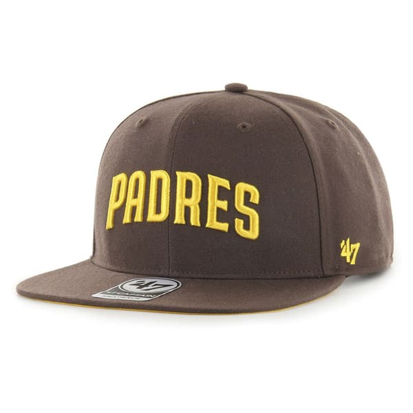 47 Mlb San Diego Padres No Shot Script Under Captain Kasket Brun  Mand