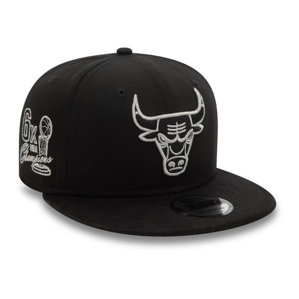 New Era Metallic Outli9fifty Chicago Bulls Keps Svart M-L Man
