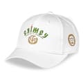 Miniatyrbillede 1 af 4: Grimey The Lower Depths Tochka Curved Snapback-kasket Hvid  Mand