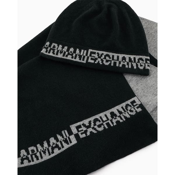 Armani Exchange Set Xm000337-af12274 Beanie Sort  Mand