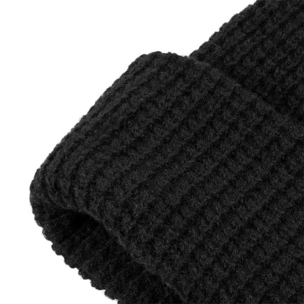 Equestro Knitted Pattern Mössa Svart  Man
