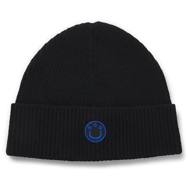 Hugo Xafi B 10265994 Beanie Sort  Mand