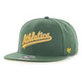 Miniatyrbild 1 av 3: 47 Mlb Oakland Athletics No Shot Script Under Captain Keps Grönt  Man