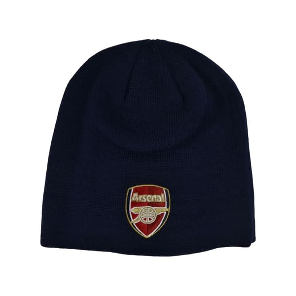 Arsenal FC Crest Beanie Light Navy One Size