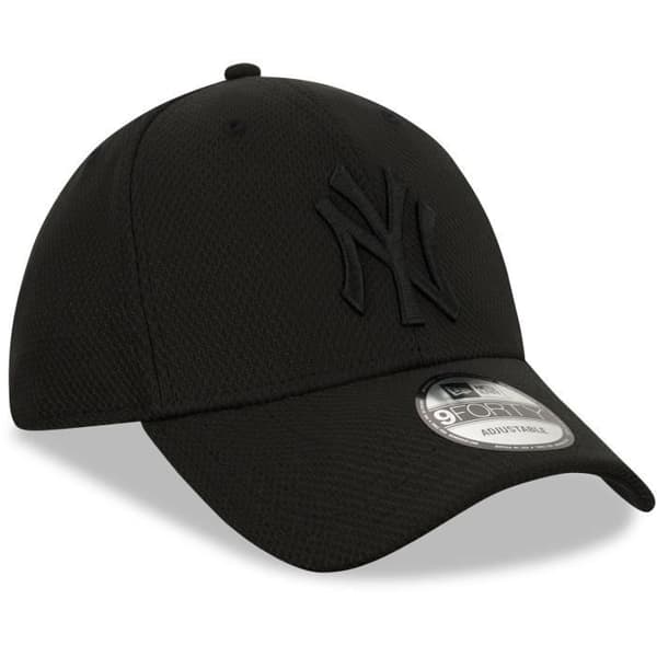 New Era 39Thirty Stretch Diamond Tech Cap - New York Yankees - Svart - Herr - Sportkläder