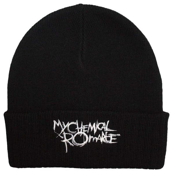 My Chemical Romance The Black Parade Logo Beanie Black One Size