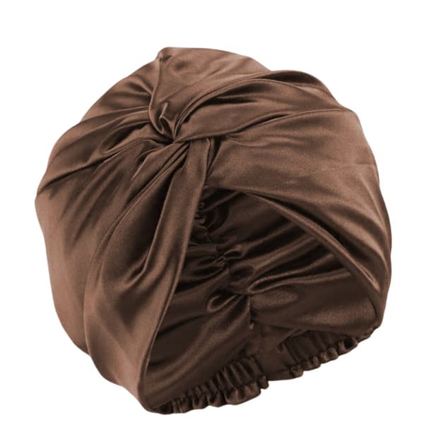 INF 100% Mulberry Silk Sovehue til Kvinder, Dobbelt Lag Silke Nattesovehue