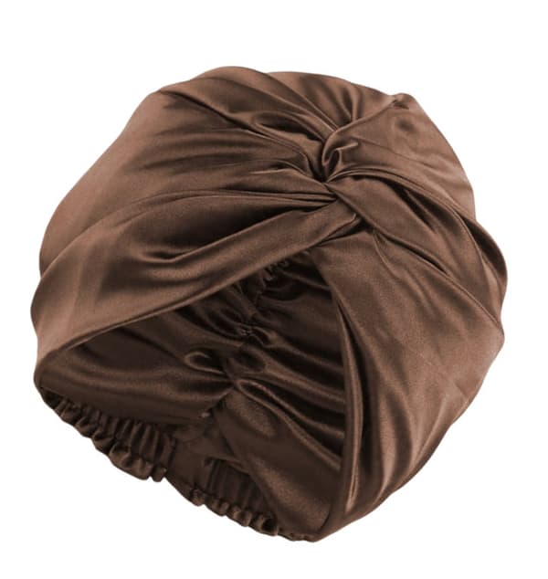 INF 100% Mulberry Silk Sovehue til Kvinder, Dobbelt Lag Silke Nattesovehue