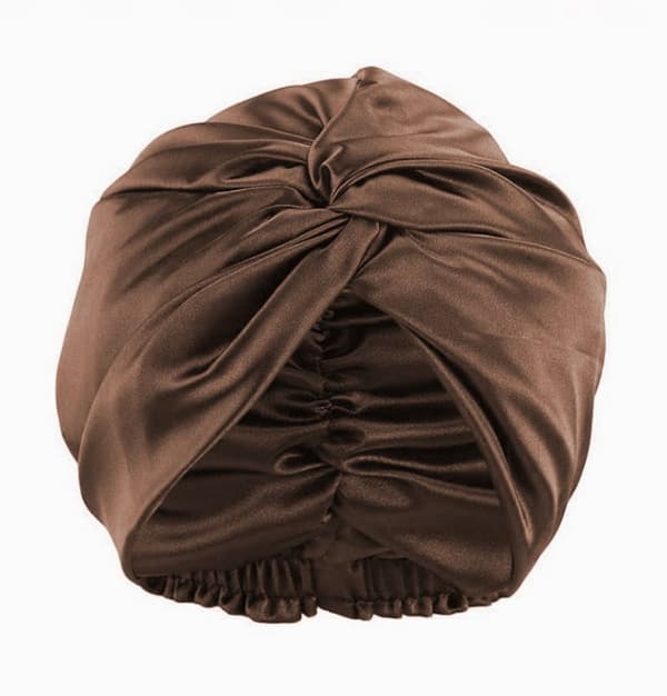 INF 100% Mulberry Silk Sovehue til Kvinder, Dobbelt Lag Silke Nattesovehue