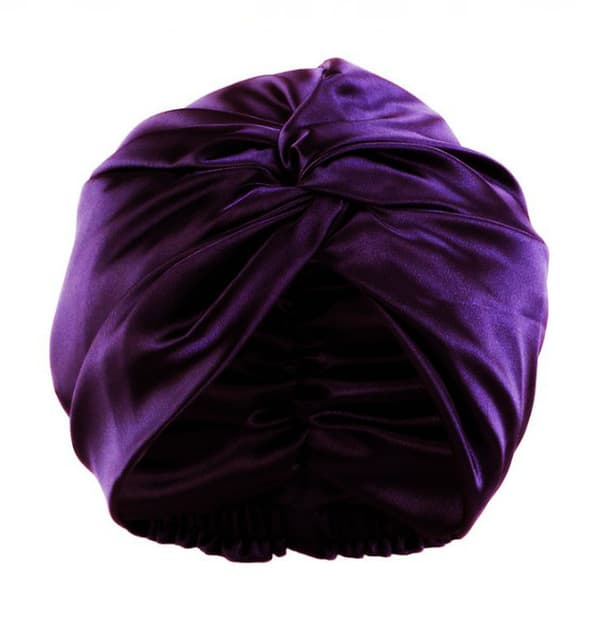 100% Mulberry Silk Sovehue til Kvinder, Dobbelt Lag Silke Nattesovehue