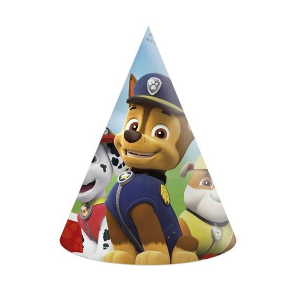 6 Paw Patrol Party Hattar redo för action