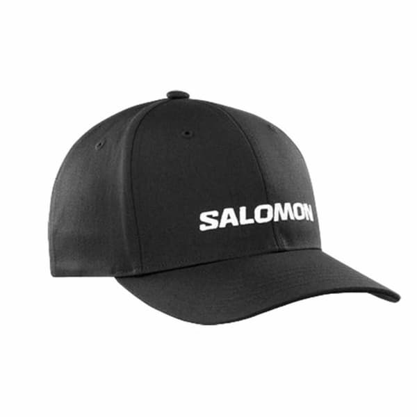 Hatt Salomon Logo Deep Svart En størrelse