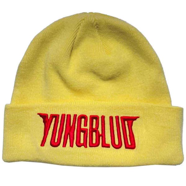 Yungblud Red Logo Beanie Hat One Size
