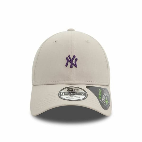Hatt New Era REPREVE MINI LOGO 9FORTY New York Beige En størrelse