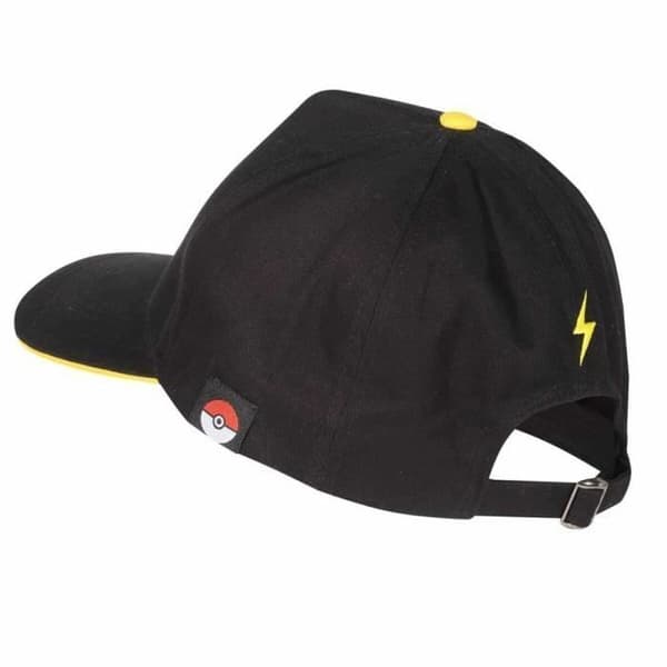 Keps - Pokémon - Pikachu - One size 58 cm - Färg Svart - 100% bomull