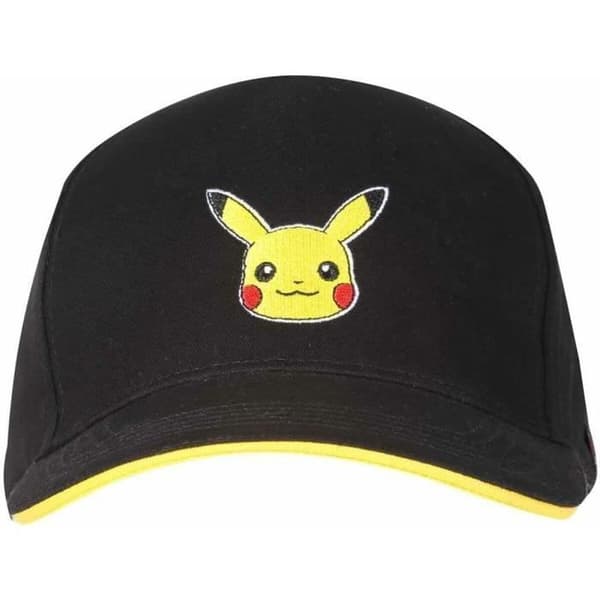 Keps - Pokémon - Pikachu - One size 58 cm - Färg Svart - 100% bomull