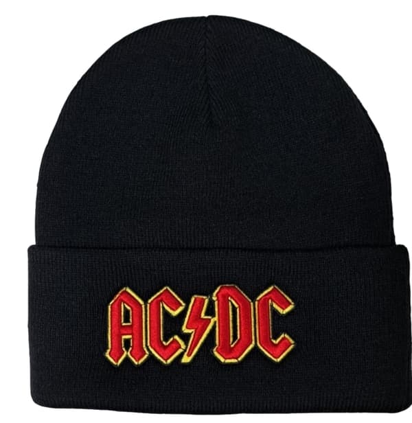 Ac/Dc Unisex Beanie Hat: Logo