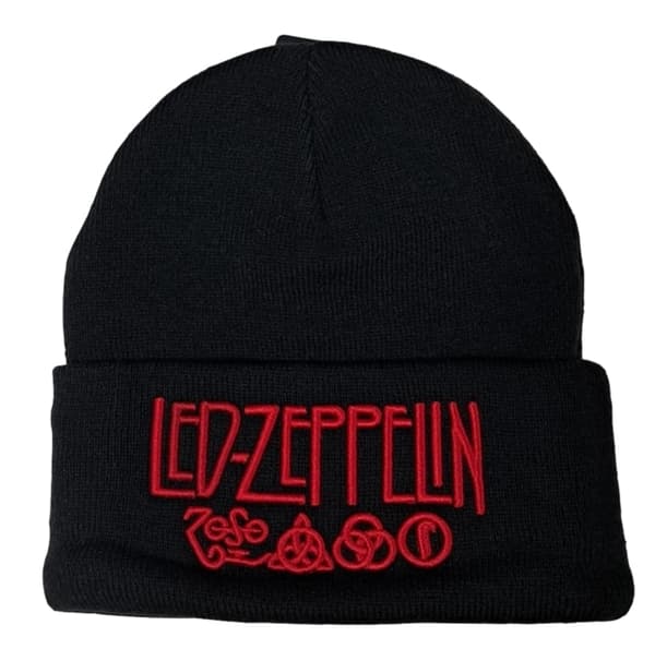 Led Zeppelin Unisex Beanie Hat: Logo