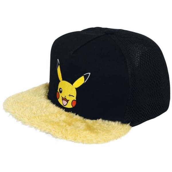 Pokémon Pikachu Cap - Blink svart/gul - POKÉMON - Snapback - Vuxna män - 100 % polyester