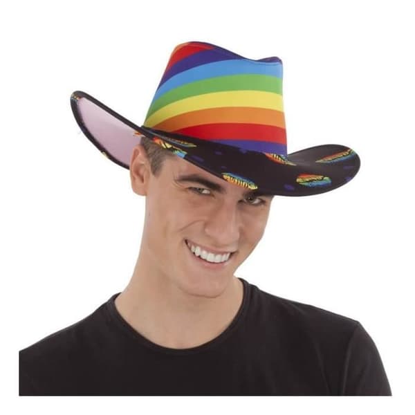 Australian Rainbow Kisses Hat - Disfrazzes.fr - Blandat