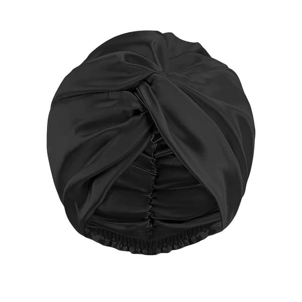 INF 2 stk. Satin Bonnet til Krøllet Hår, Dobbelt Lags Sovehætte til Kvinder