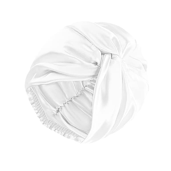 INF 2 stk. Satin Bonnet til Krøllet Hår, Dobbelt Lags Sovehætte til Kvinder
