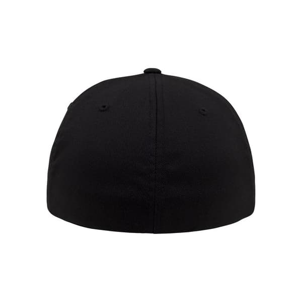 Casquette - Flexfit - Läderlapp - Konstläder - Svart - Unisex