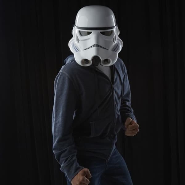 Premium elektroniskt imperie Stormtrooper-hjälm, cosplay för vuxna, från 14 år, Star Wars The Black Series, Rogue One: A Star War