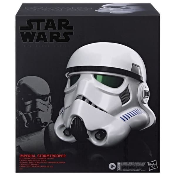Premium elektroniskt imperie Stormtrooper-hjälm, cosplay för vuxna, från 14 år, Star Wars The Black Series, Rogue One: A Star War