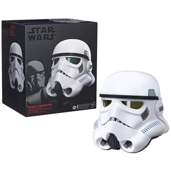 Premium elektroniskt imperie Stormtrooper-hjälm, cosplay för vuxna, från 14 år, Star Wars The Black Series, Rogue One: A Star War