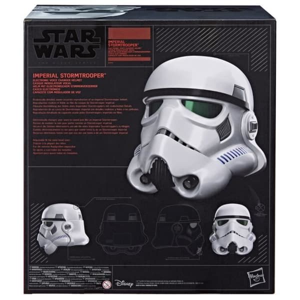Premium elektroniskt imperie Stormtrooper-hjälm, cosplay för vuxna, från 14 år, Star Wars The Black Series, Rogue One: A Star War