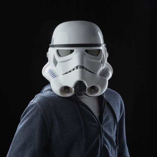 Premium elektroniskt imperie Stormtrooper-hjälm, cosplay för vuxna, från 14 år, Star Wars The Black Series, Rogue One: A Star War