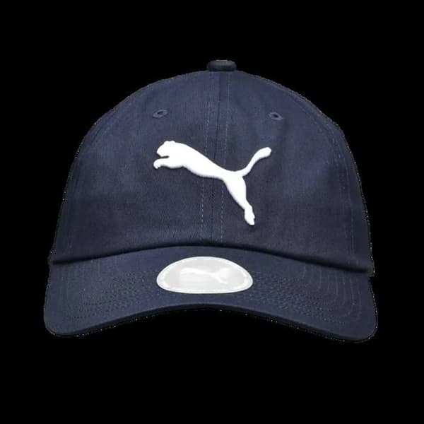 PUMA Keps mörkblå för kvinnor och män - Essential Cap Peacoat-Big Cat 208624